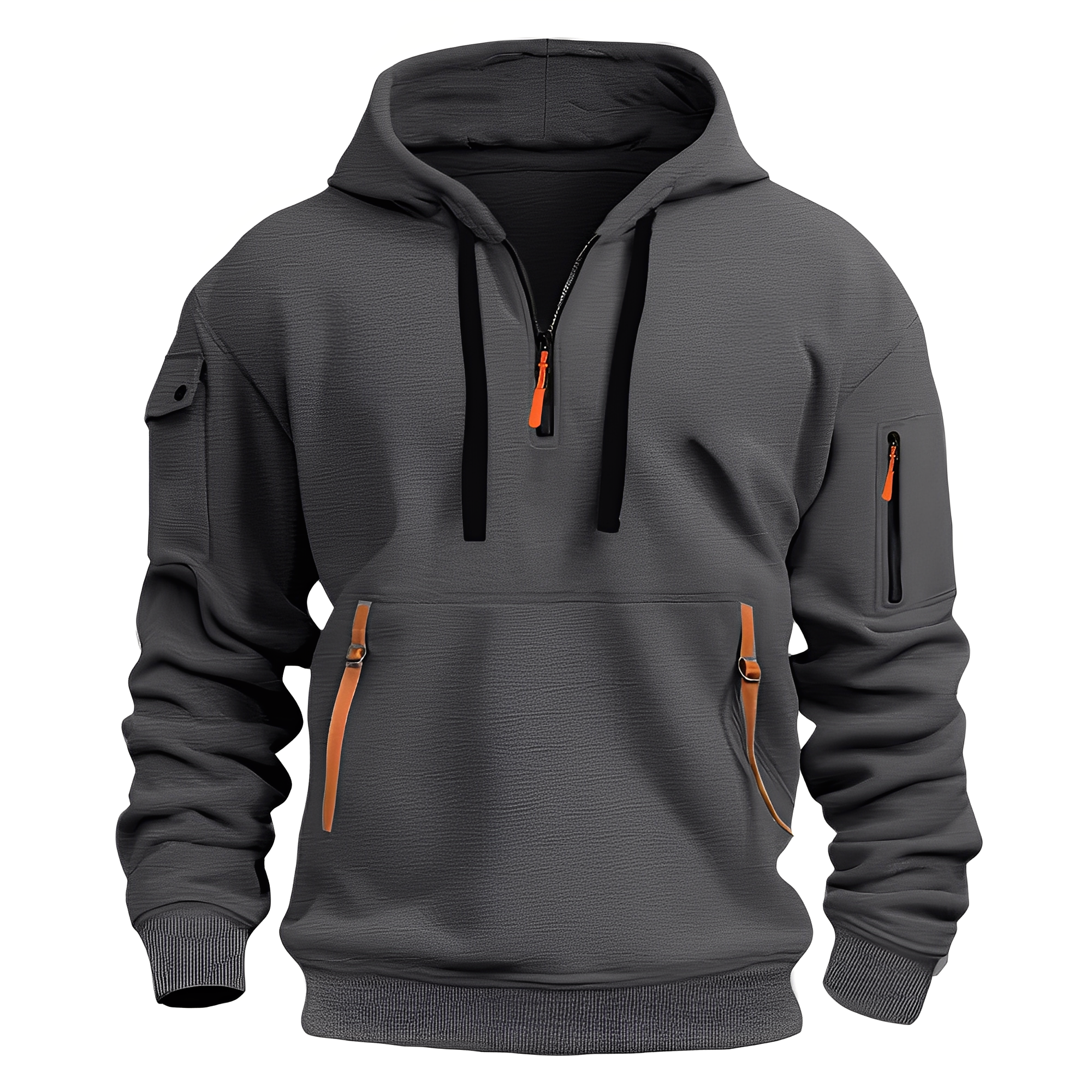 Burton - Stilvoller Hoodie mit halbem Reißverschluss