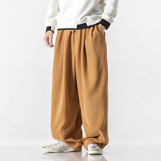 Frank - Lässige Cord-Jogginghose für Herren im modernen Stil