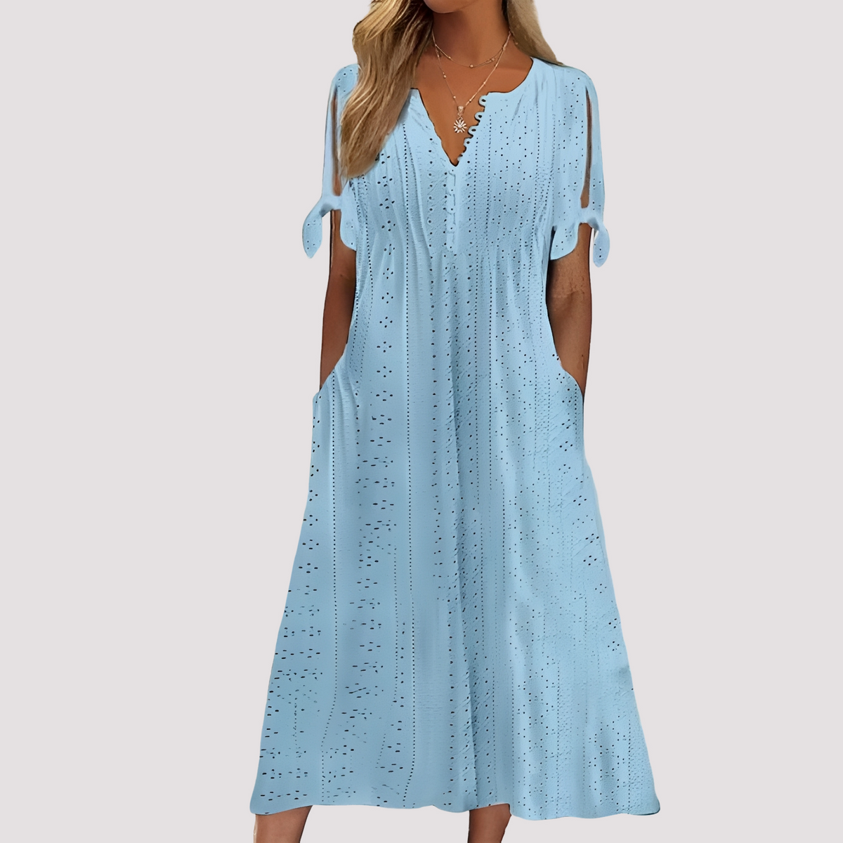 Maisy - Schickes Damenkleid mit Ausschnitten