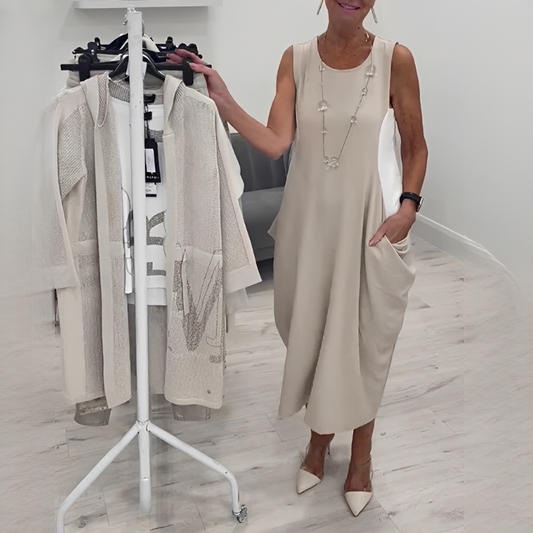 Dinna - Entspanntes und angenehmes Damenkleid