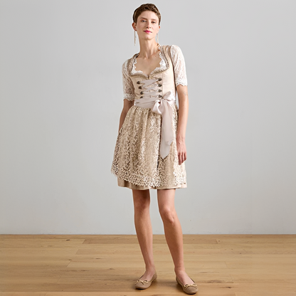 Eunes - Elegantes Kleid mit Schnürung für Frauen
