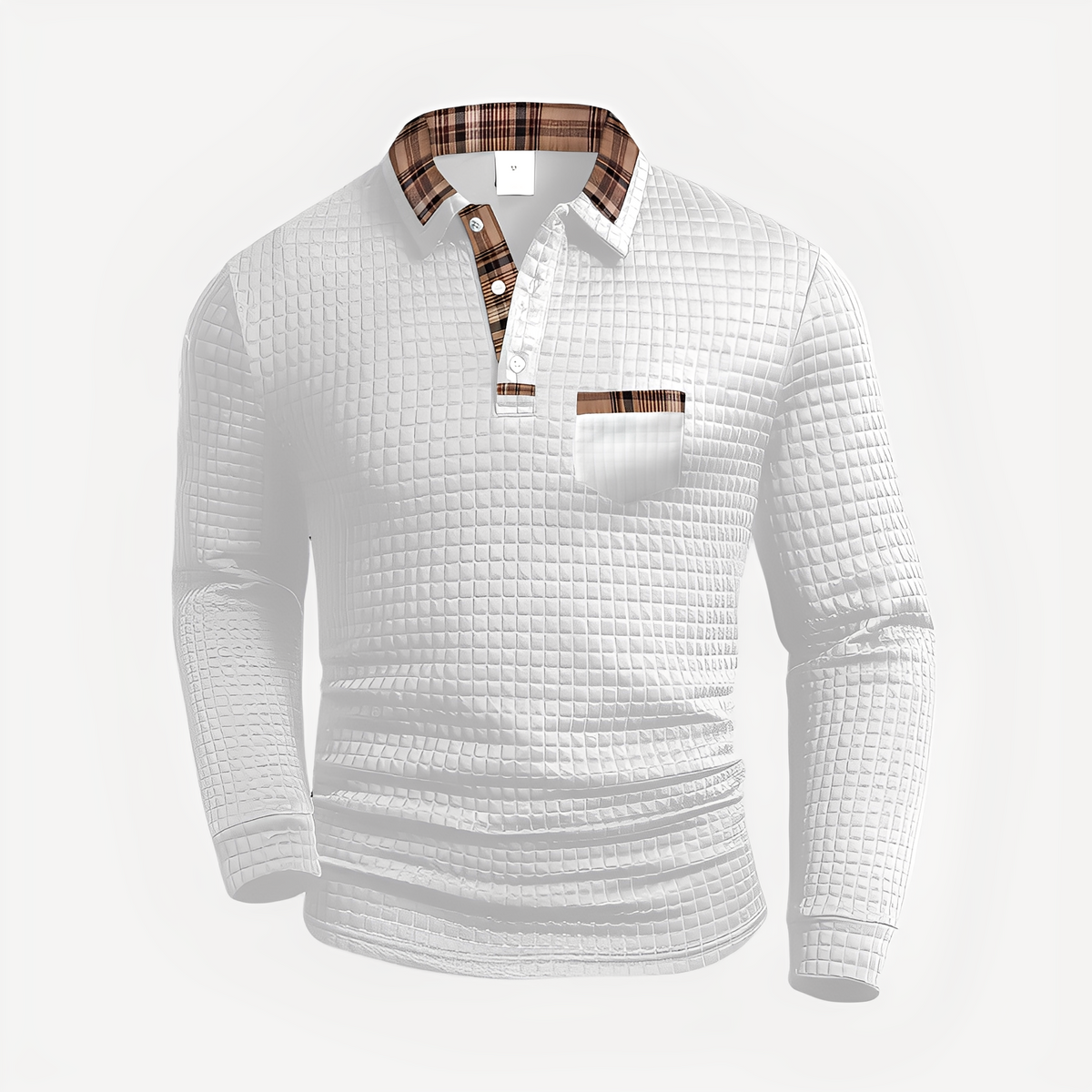 Morris - Elegantes Langarm-Poloshirt