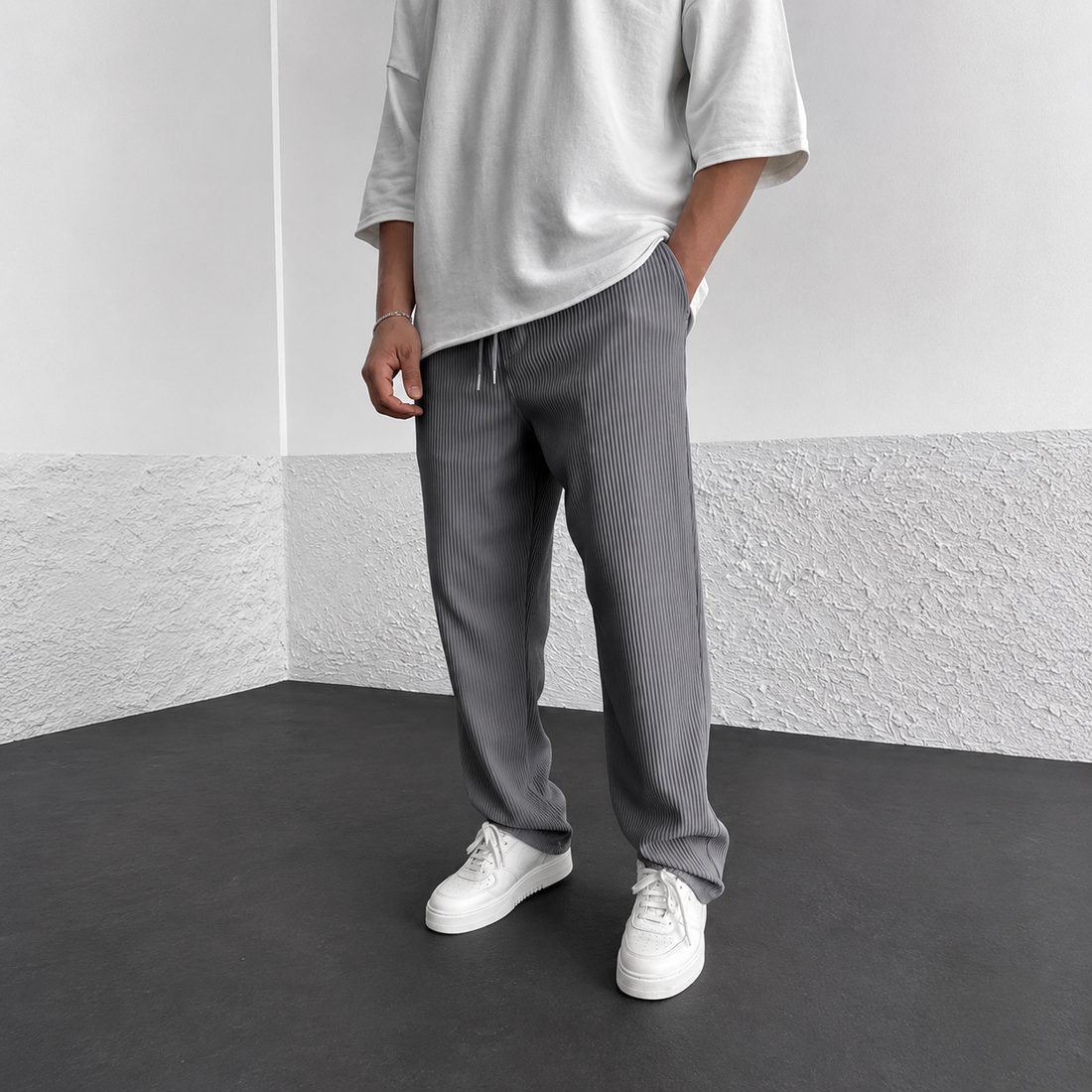 Zeke - Lässige Kordelzug-Lose-Hose