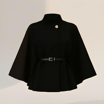 Lindsey - Elegante Jacke mit Gürtel und Fledermausärmeln