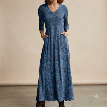 Adeline - Kleid im Vintage-Stil mit langen Ärmeln