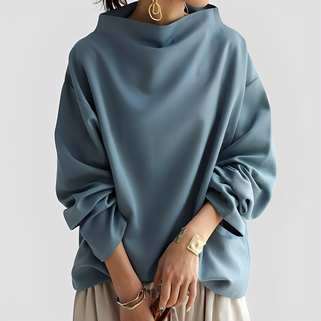 Twyla - Pullover in legerer Passform
