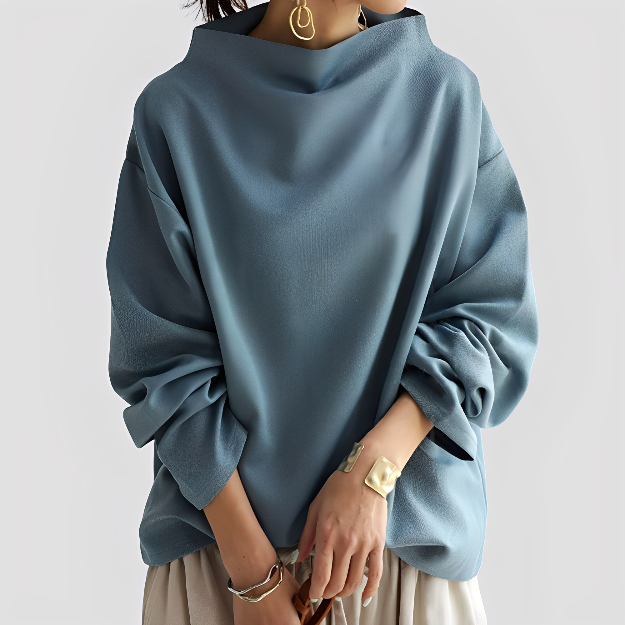 Twyla - Pullover in legerer Passform