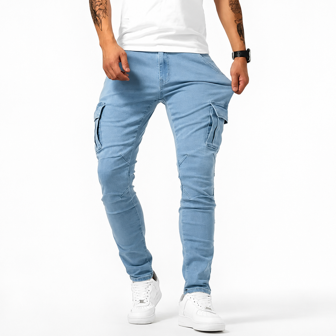 Zilton - Lässige Slim-Fit-Cargohose