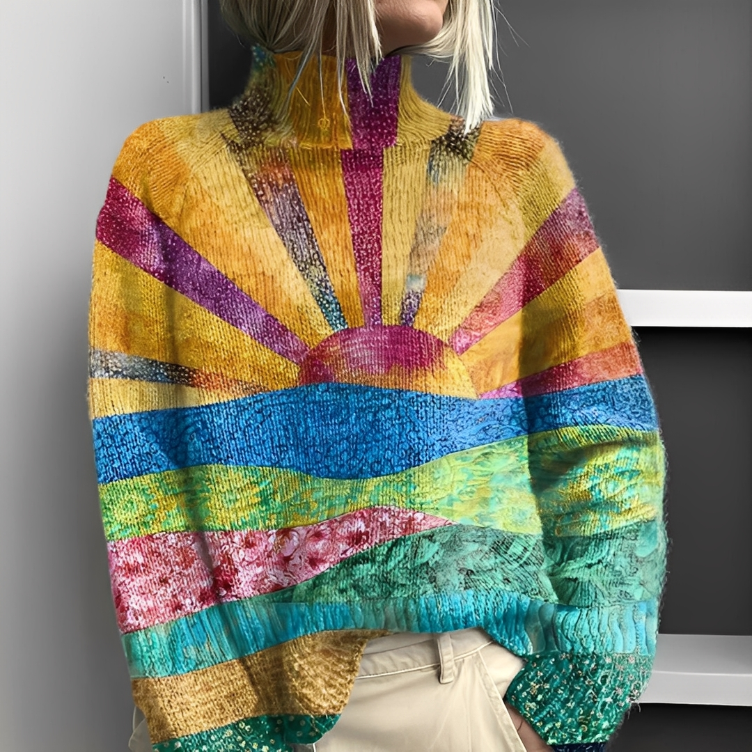 Olivia - Komfortabler Damen-Rollkragenpullover