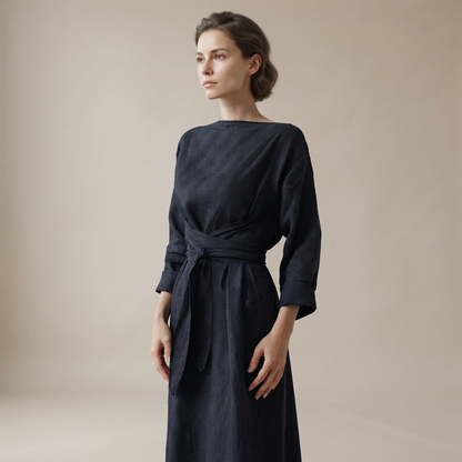 Ashlee - Fließendes Maxikleid ohne Bindung