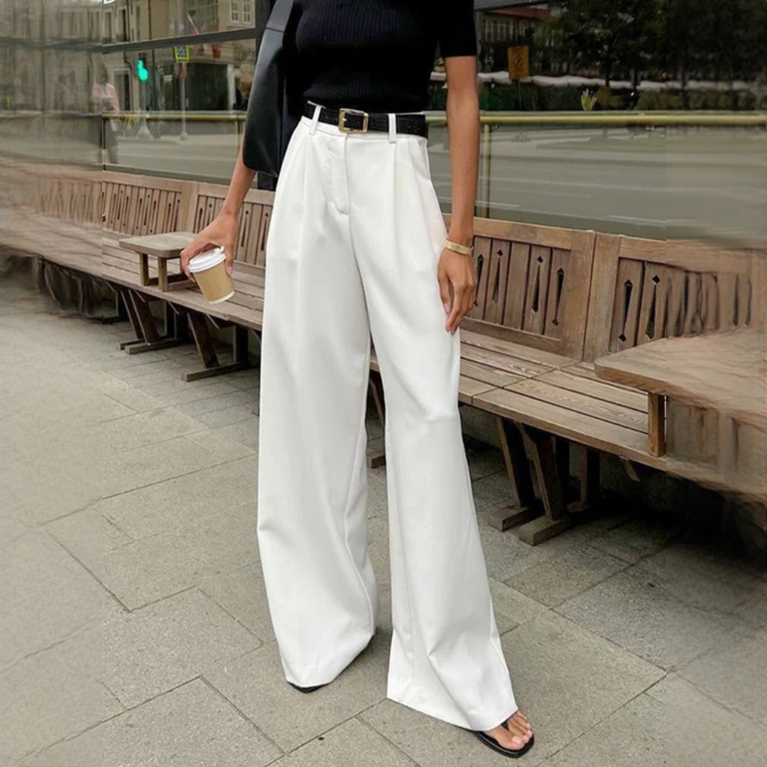 Marlene - Elegante Hose mit weitem Bein