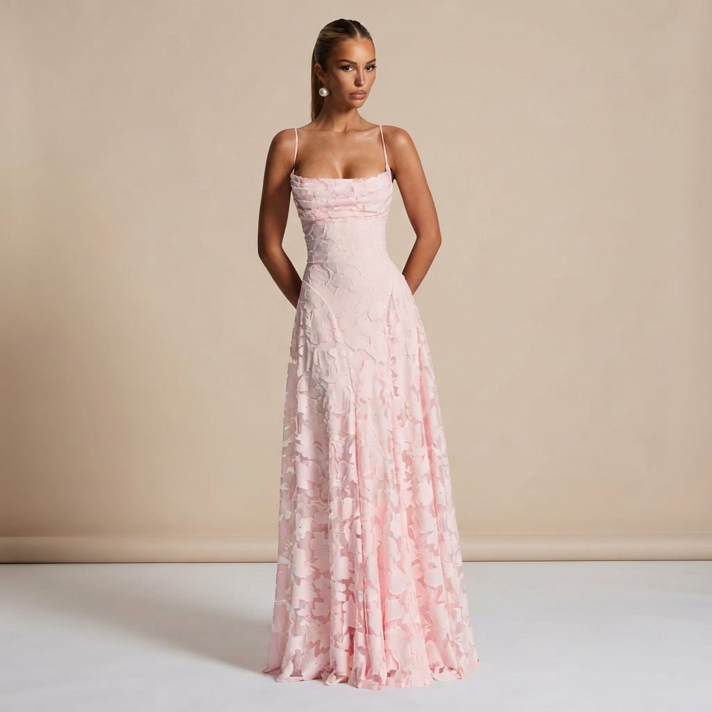 Helena - Schickes Maxikleid mit offenem Rücken