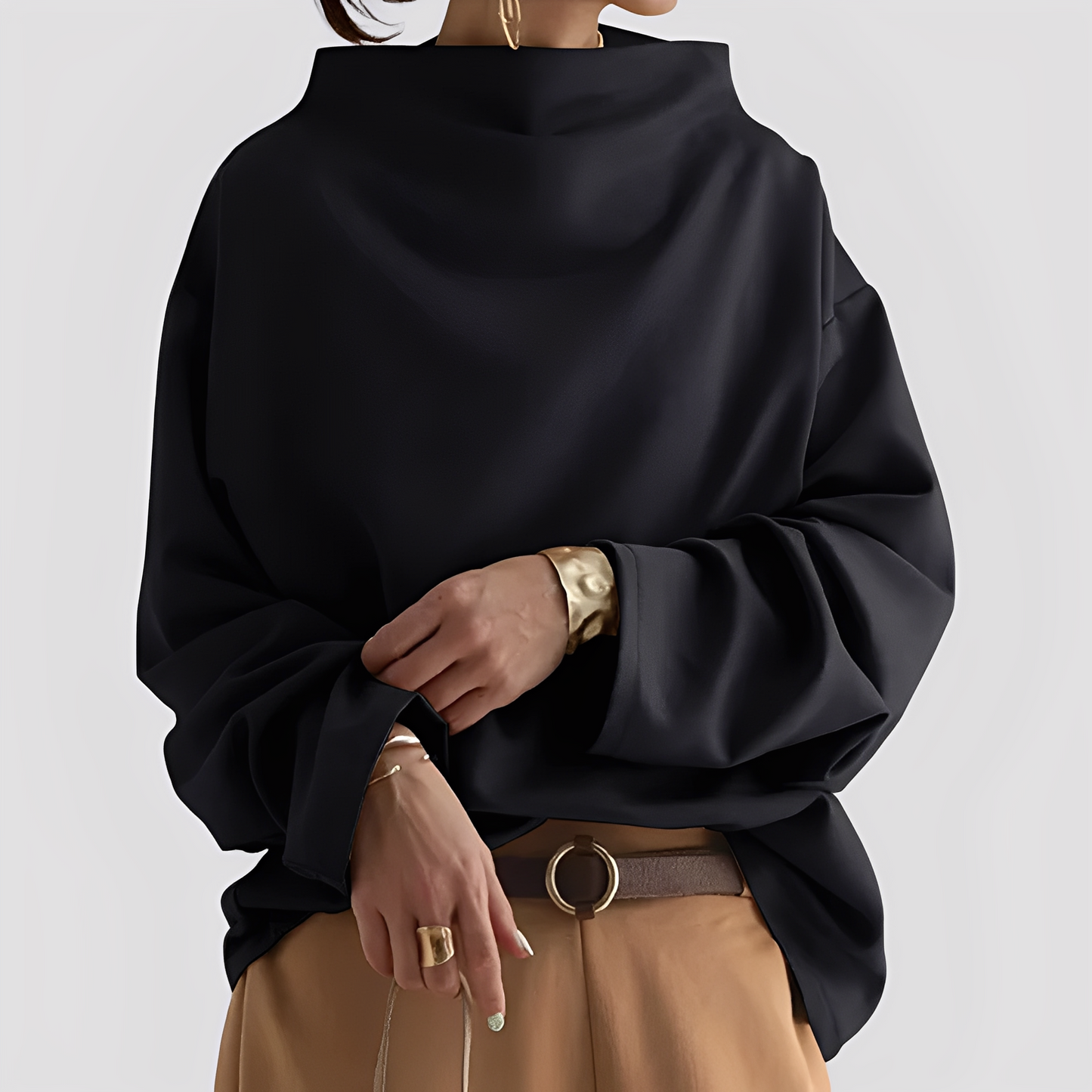 Romayne - Eleganter Damen-Rollkragenpullover
