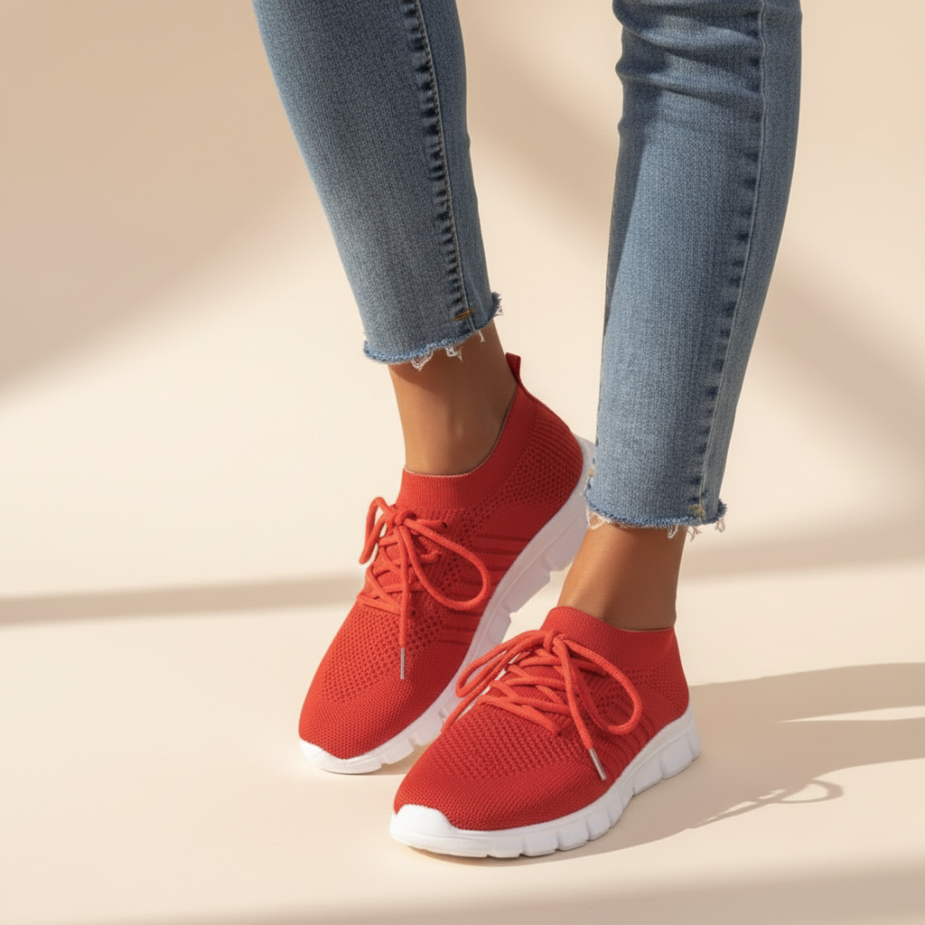 Vicky - Atmungsaktive Schnürsneaker