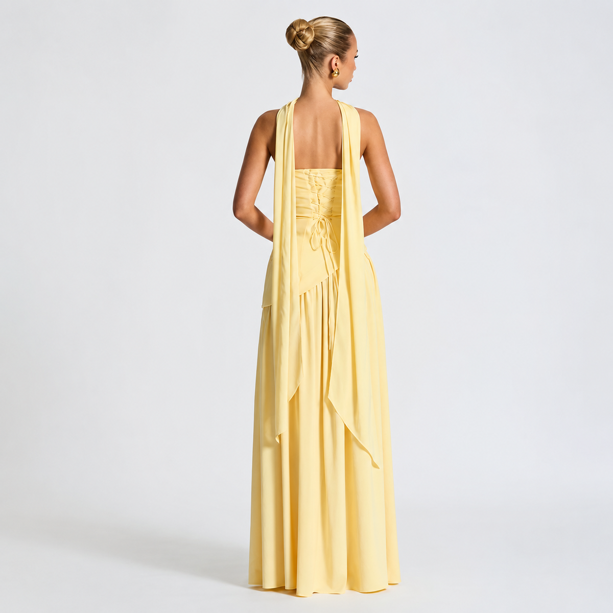 Fatimea - Elegantes Tube-Top Maxikleid