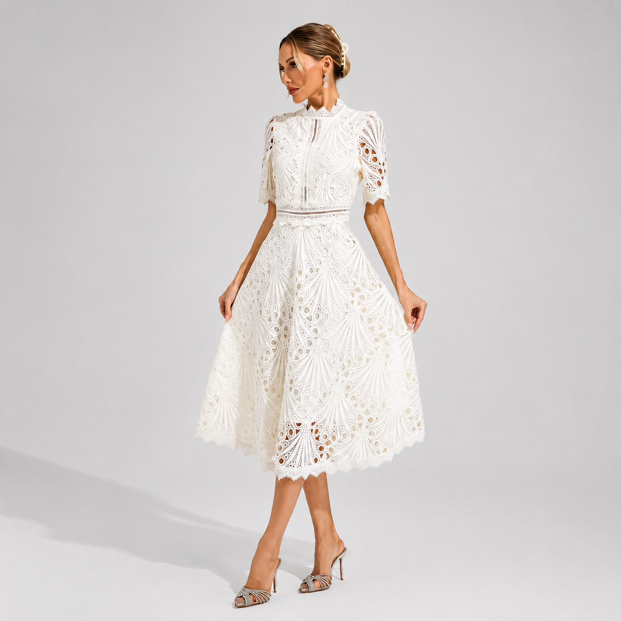 Hallie - Modisches Midikleid
