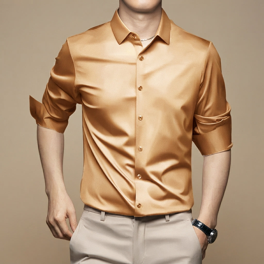Esmaeel - Bequemes, faltenfreies Poloshirt
