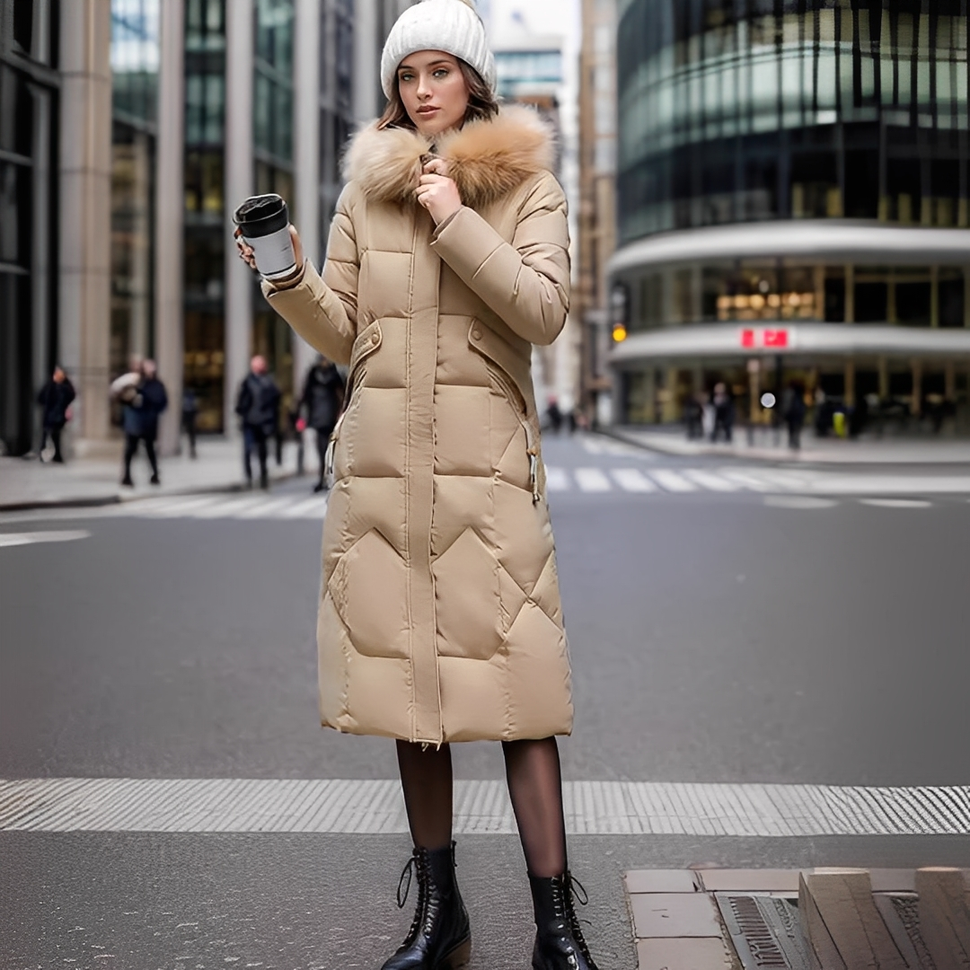 Marcellette - Eleganter und warmer Mantel mit Kapuze