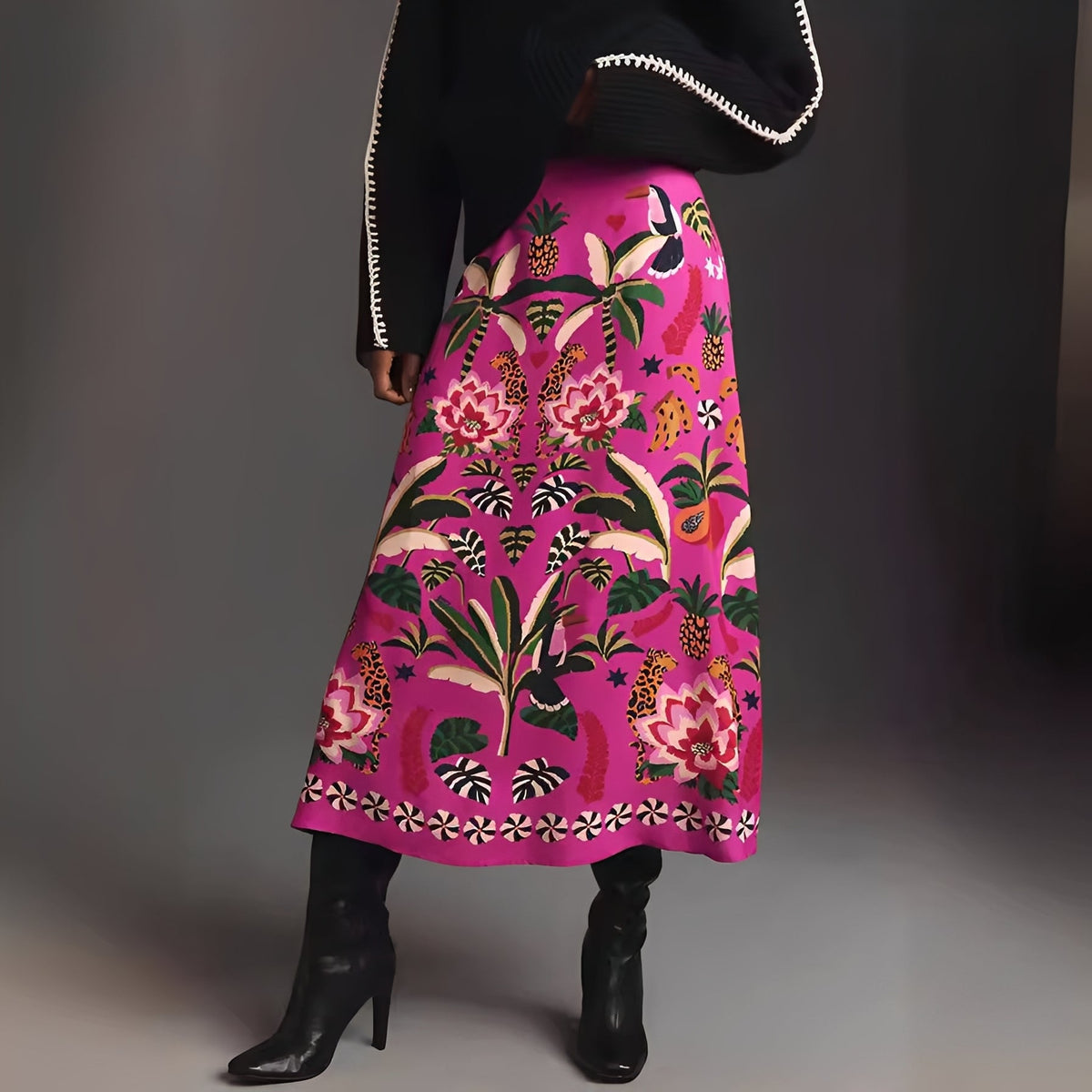 Chanie - Elegantes Damen-Blumenkleid