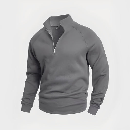 Wiley - Komfortabler Herren-Fleecepullover mit Reißverschluss