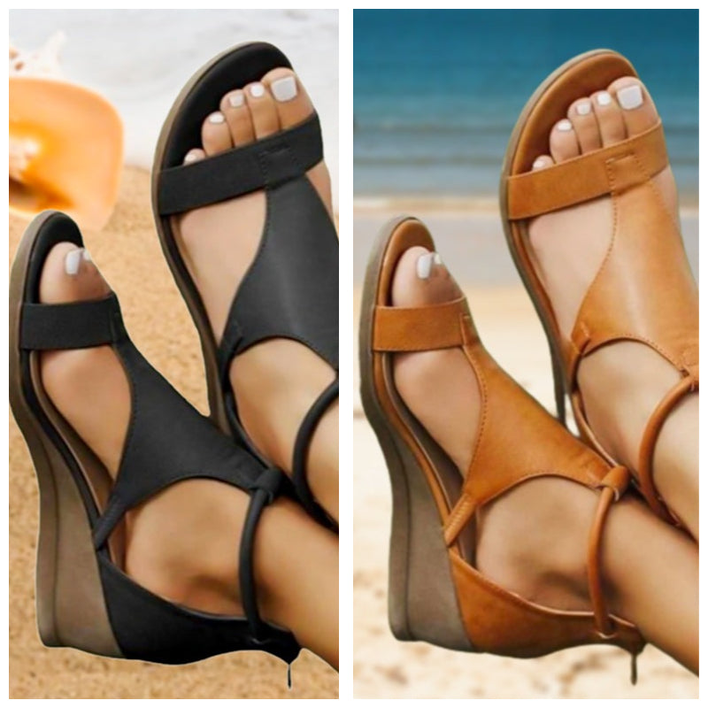 Anne – Ledersandalen mit Absatz