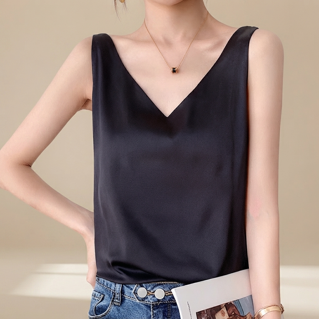Trina - Elegantes Top mit V-Ausschnitt