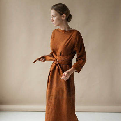 Ashlee - Fließendes Maxikleid ohne Bindung