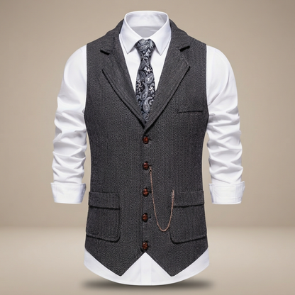Clayton - Locker geschnittene Retro-Weste