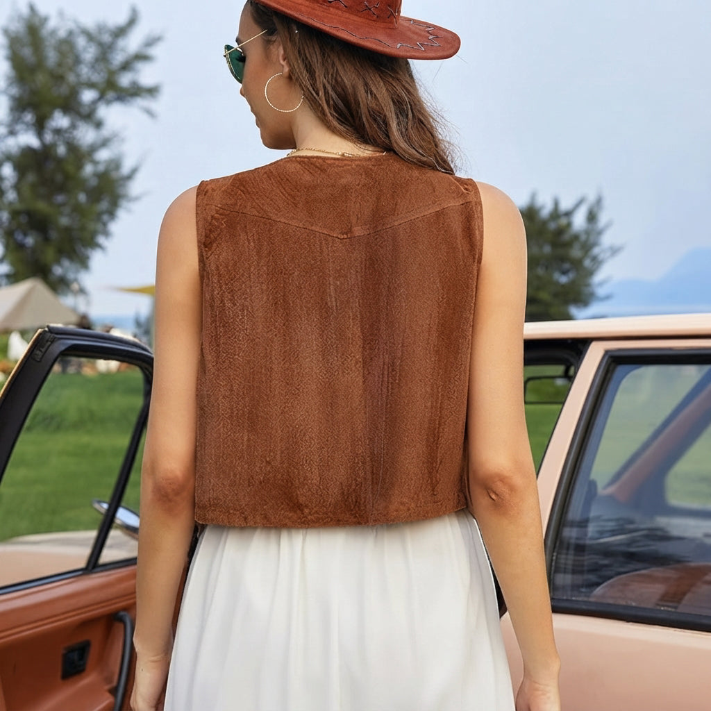 Gwyneth - Elegante und schicke Boho-Weste