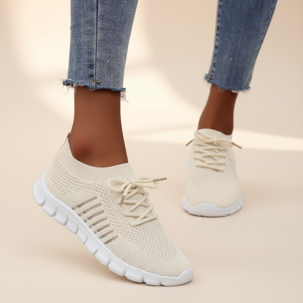 Vicky - Atmungsaktive Schnürsneaker