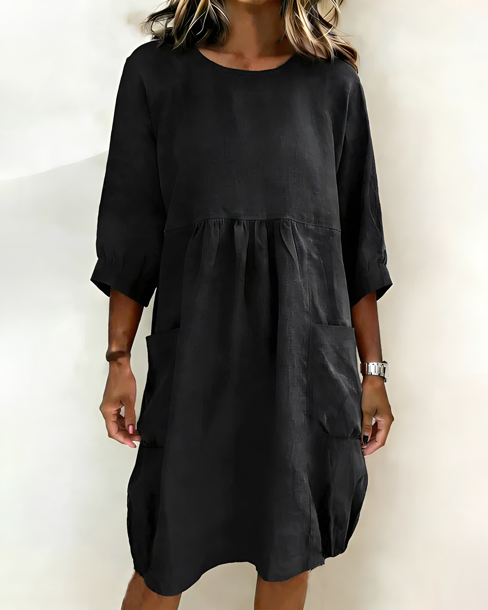 Shadia - Bequemes und Entspanntes Midikleid