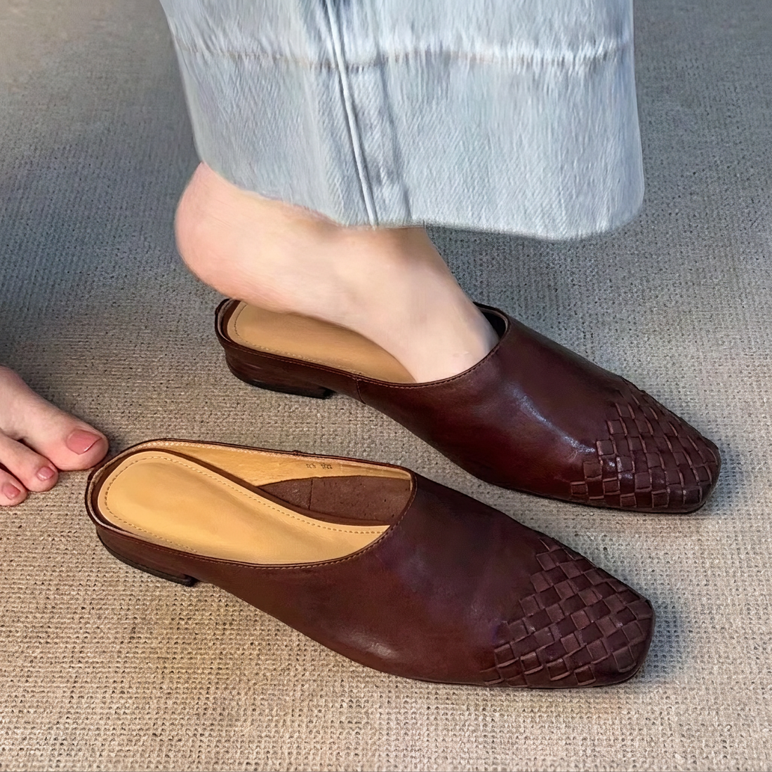 Nora - Elegante Sandalen mit geschlossenem und geflochtenem Design