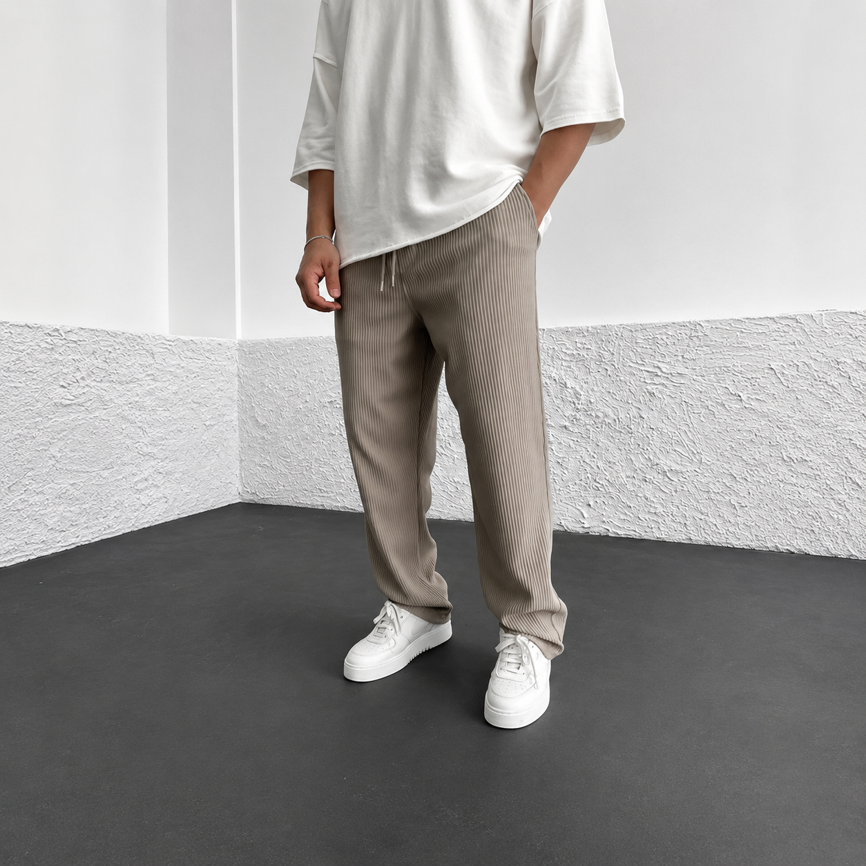 Zeke - Lässige Kordelzug-Lose-Hose