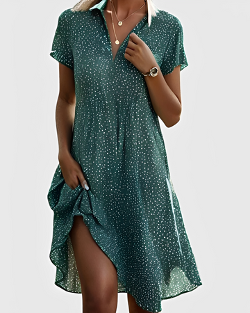 Vivella - Elegantes Midikleid mit V-Ausschnitt