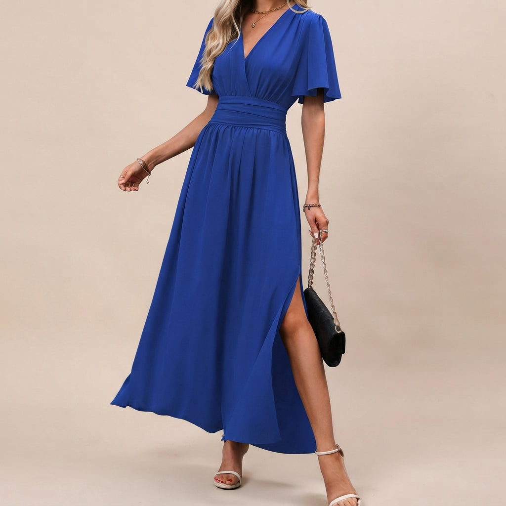 Leyli - Schickes Midi-Kleid mit Schlitz