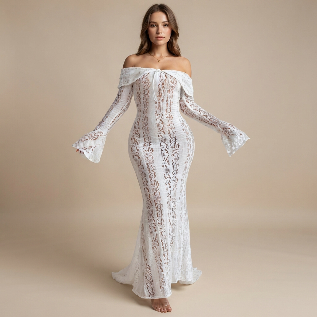 Juliana - Schickes Maxikleid mit Schnürdetail
