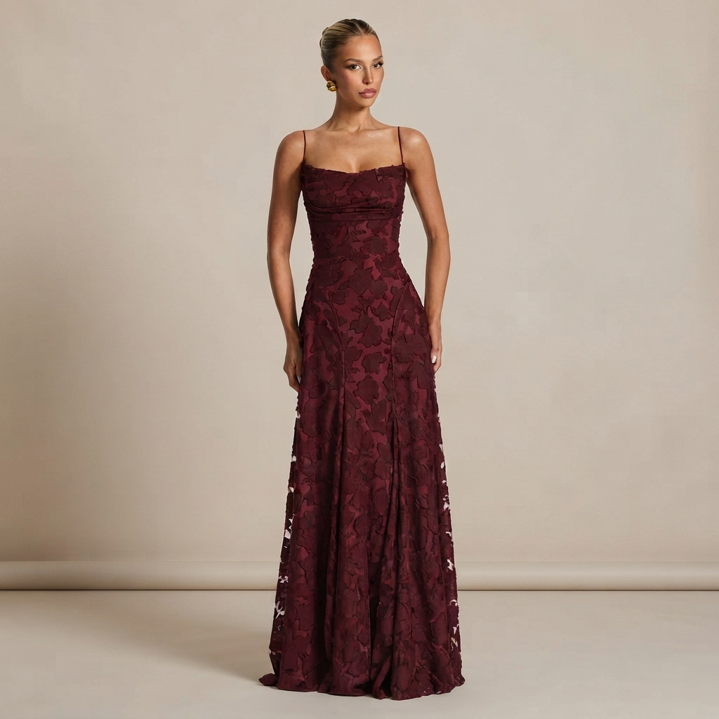 Helena - Schickes Maxikleid mit offenem Rücken