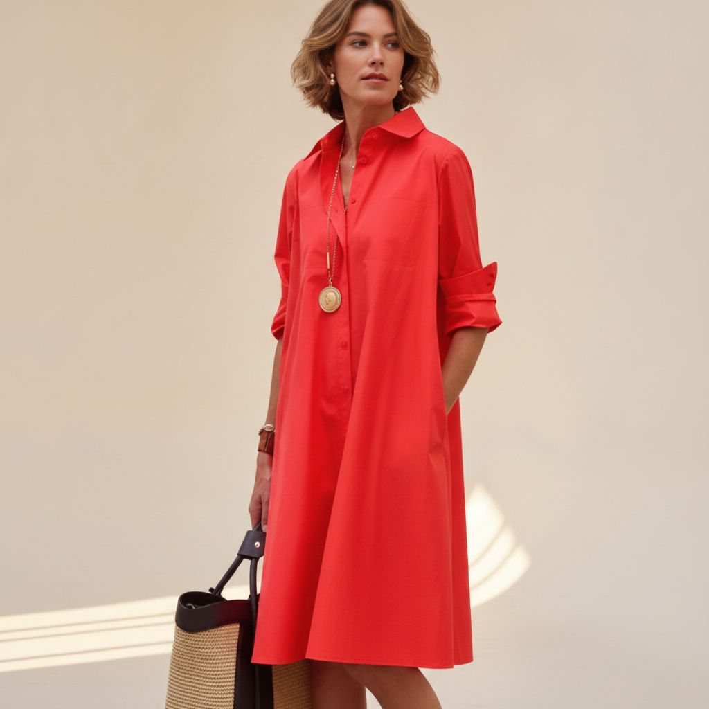 Gameela - Elegantes Lockeres Kleid