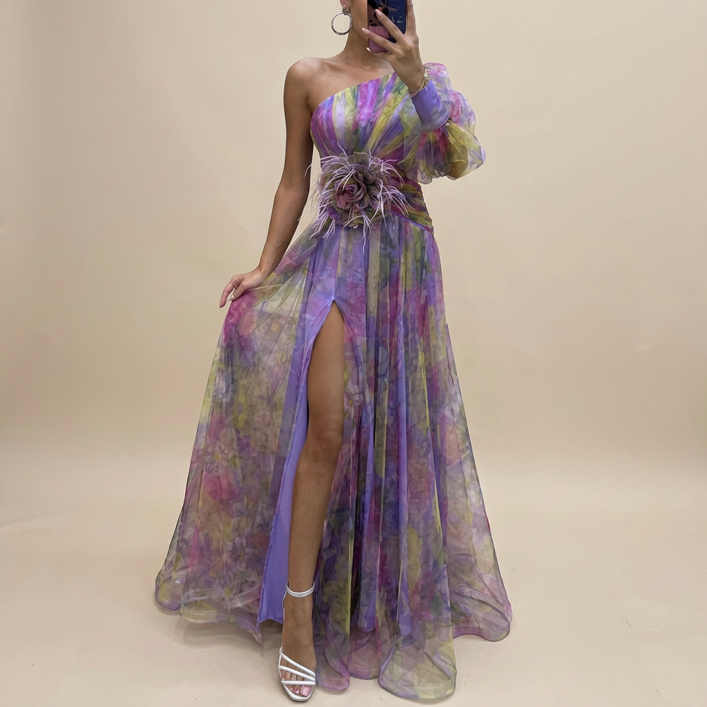 Dianna - Eindrucksvolles Tüll-Maxikleid