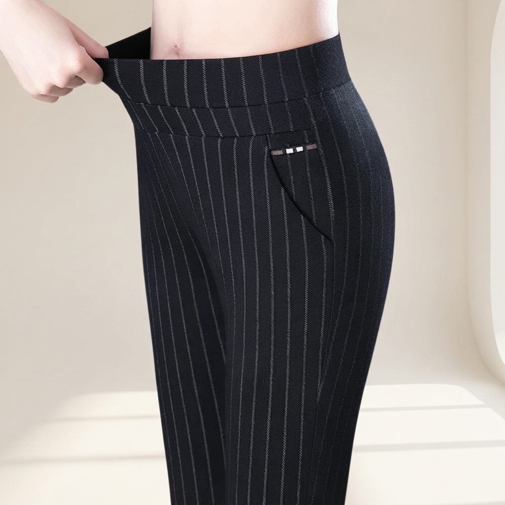 Marga - Elastische Taillen Gerade Hose
