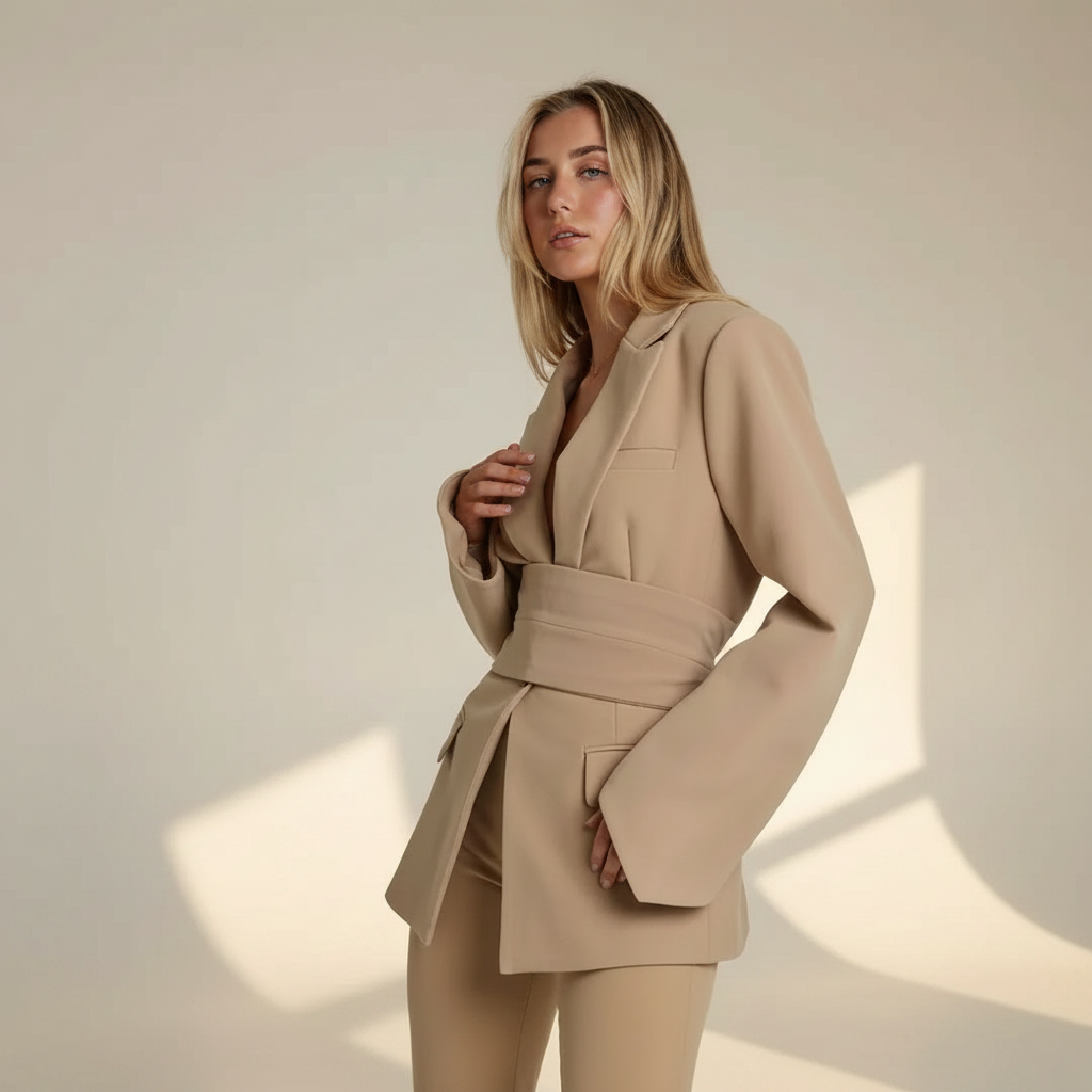 Felena - Eleganter Blazer mit Gürtel