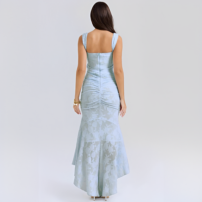 Cynthia - Elegantes Wickel-Midikleid mit Taillenband