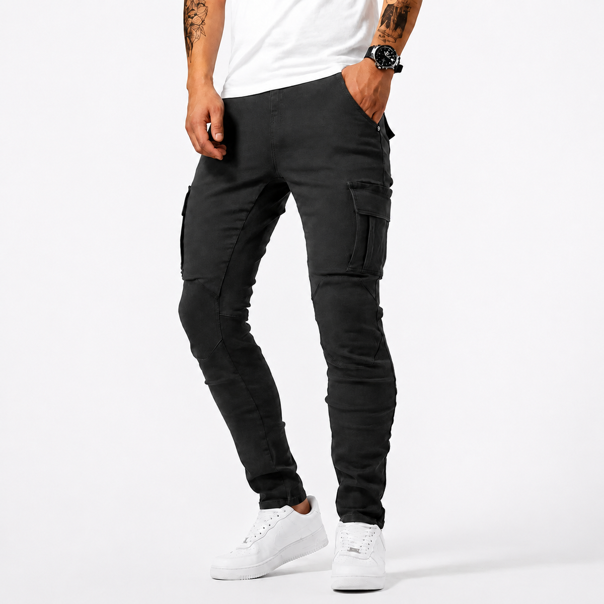 Zilton - Lässige Slim-Fit-Cargohose