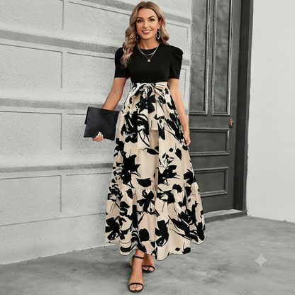 Astrid - Elegantes Kleid mit Blumenprint