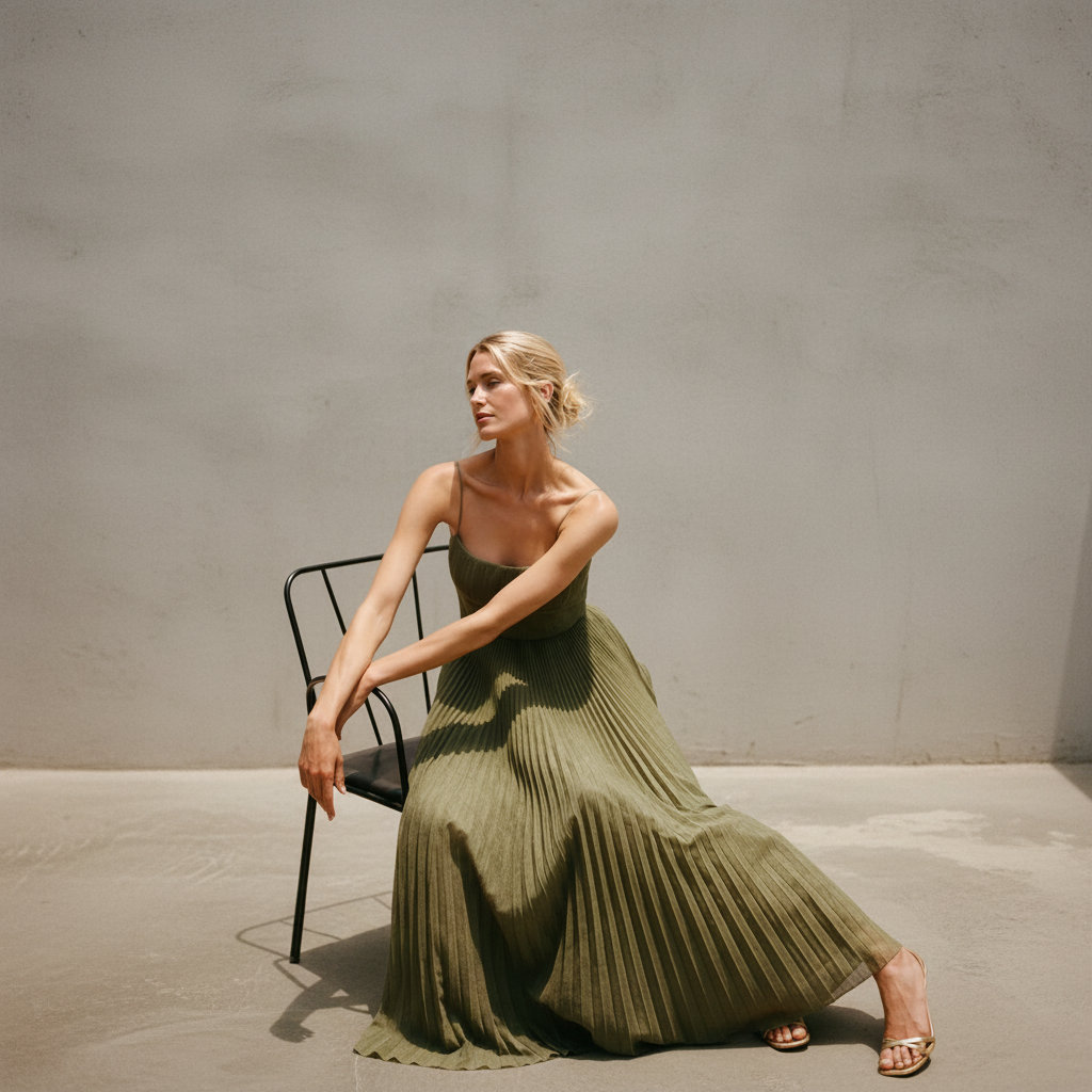 Lorelei - Schickes Kleid ohne Rücken und Ärmel