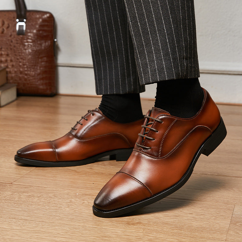 Tristan - Retro-Lederschnürer für Männer