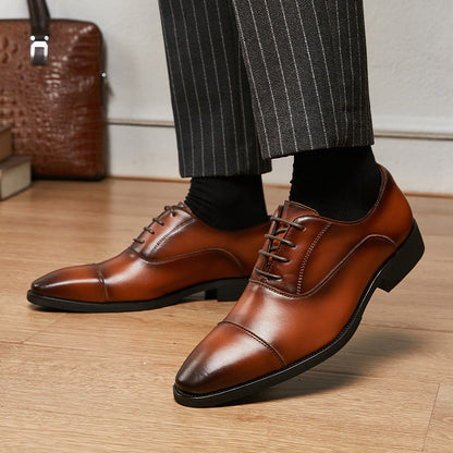 Tristan - Retro-Lederschnürer für Männer