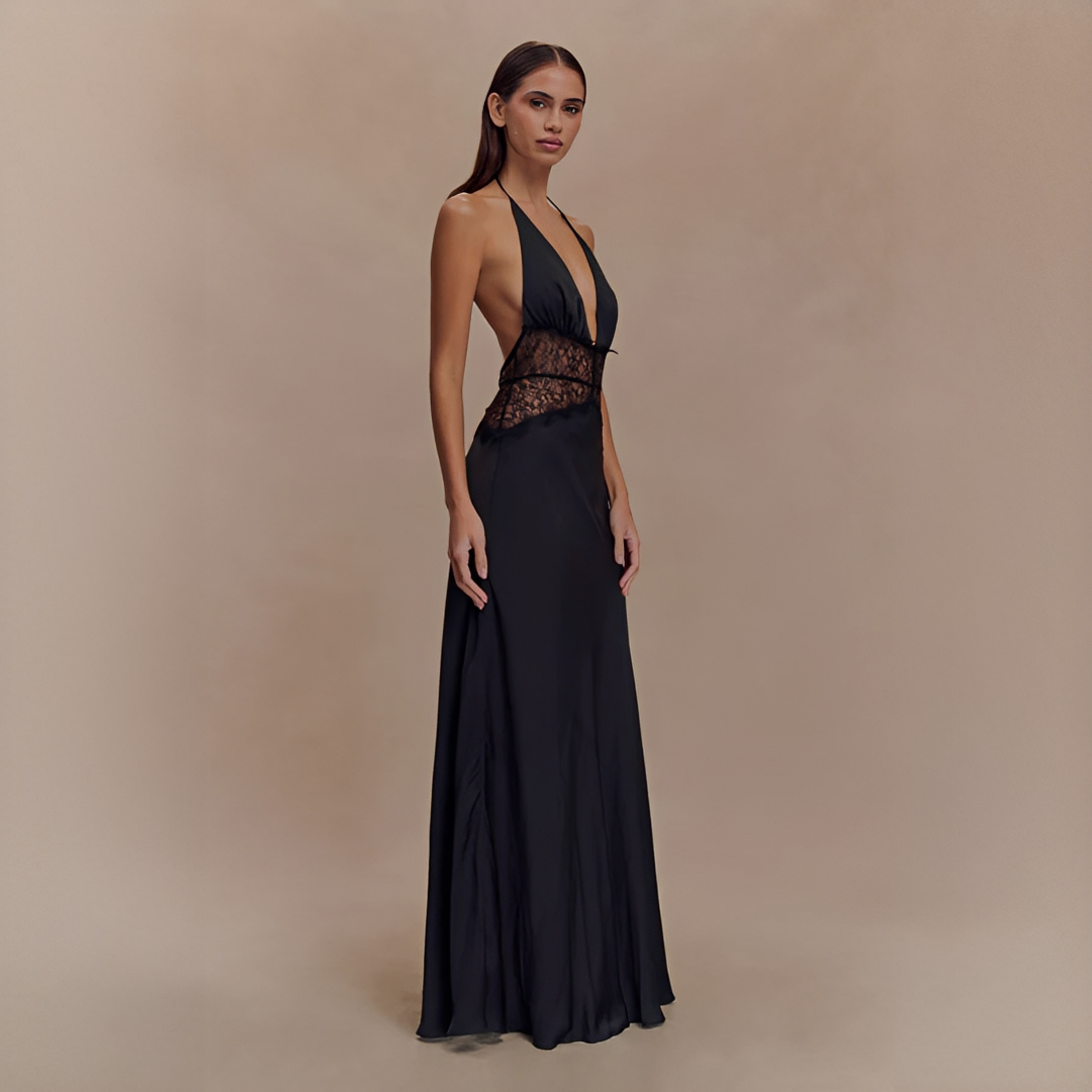 Velina - Elegantes nahtloses Neckholder-Kleid