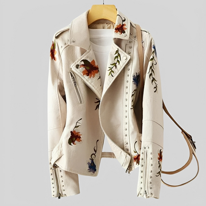 Zoey - Vintage bestickte Jacke