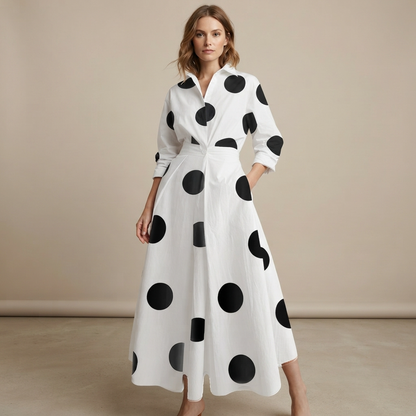 Laverne - Schickes, locker geschnittenes Midikleid